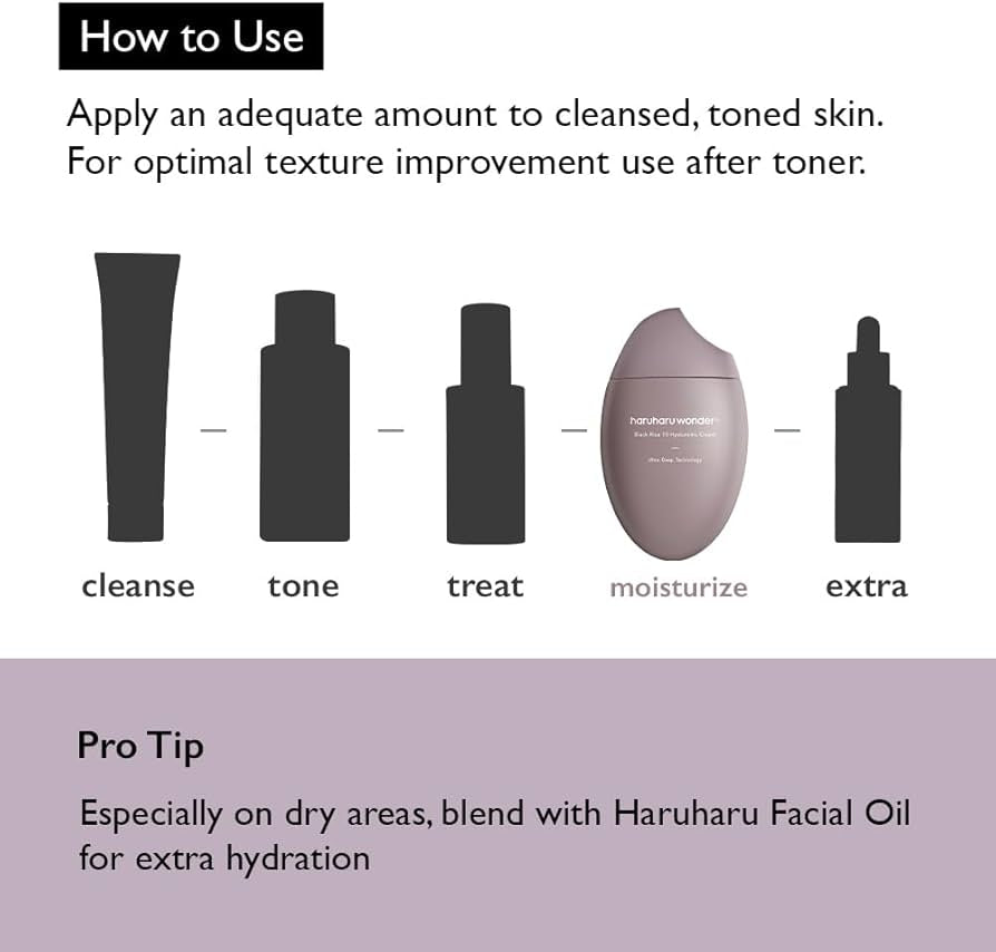 HARUHARU WONDER Black
Rice Hyaluronic Cream - 50ml