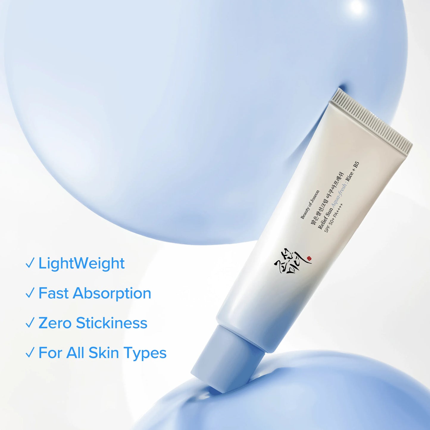 BEAUTY OF JOSEON Relief Sun Aqua-Fresh Rice + B5 SPF50+ PA++++ - 50ml