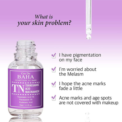 COS DE BAHA Tranexamic
Acid Niacinamide (TN) - 30ml