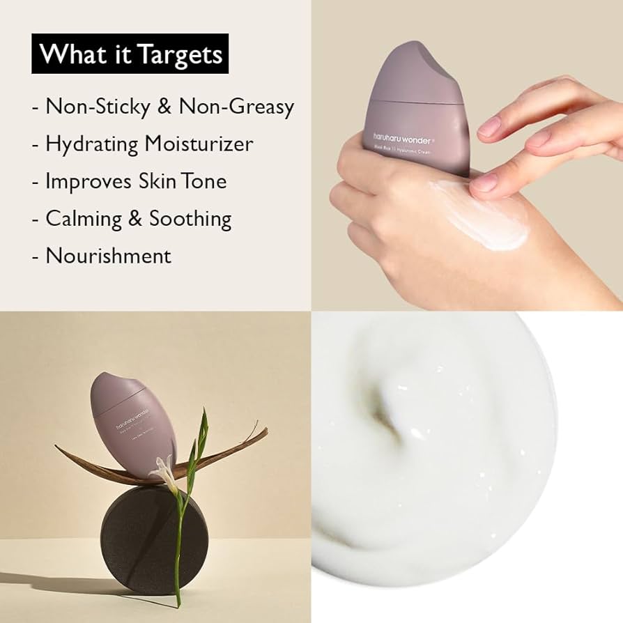 HARUHARU WONDER Black
Rice Hyaluronic Cream - 50ml