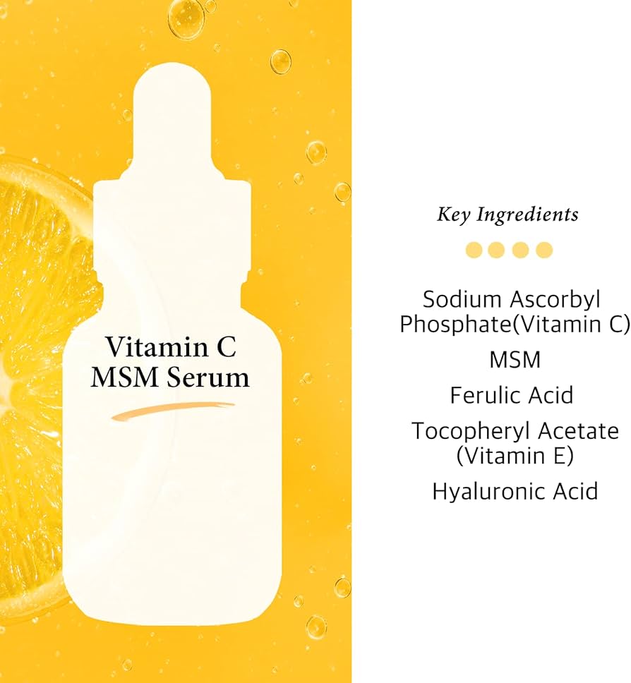 COS DE BAHA Vitamin C
Facial Serum with MSM - 30ml