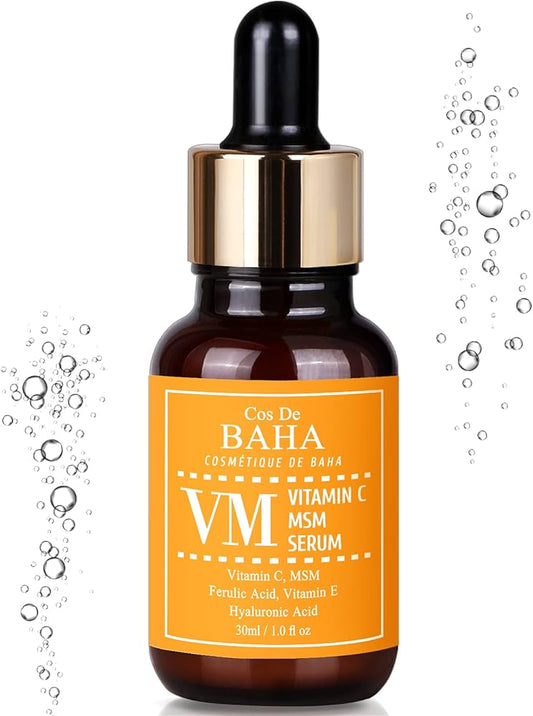 COS DE BAHA Vitamin C
Facial Serum with MSM - 30ml