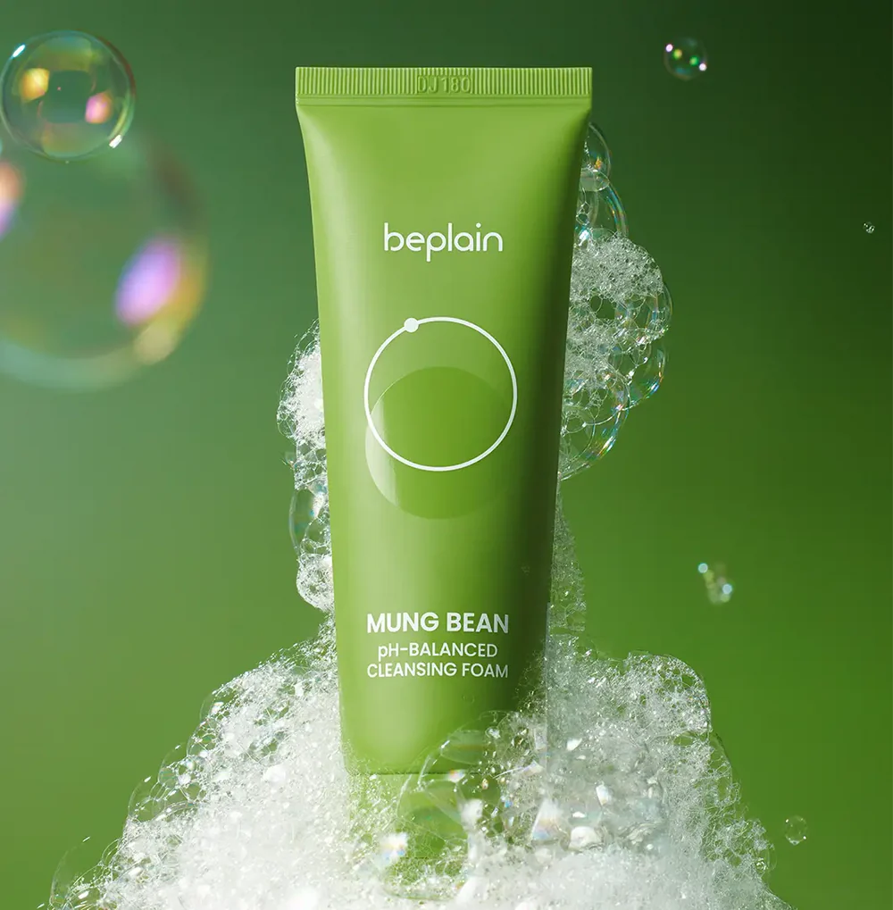BEPLAIN Mung Bean Greenful pH balanced Cleansing Foam - 80ml