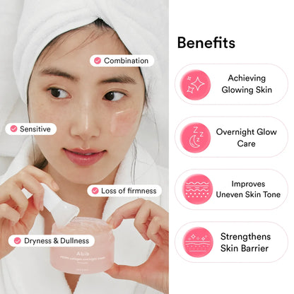 ABIB PDRN Collagen Overnight Mask Firming Jelly, 80ml