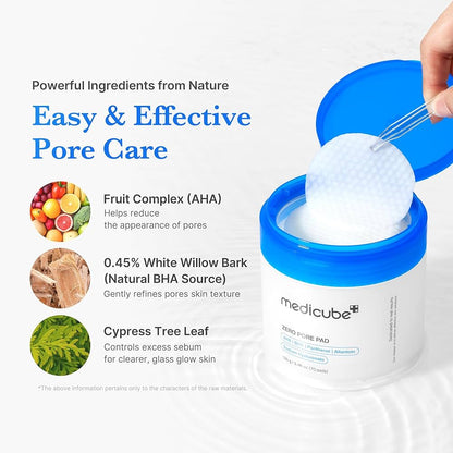 Medicube - Zero Pore Pad 2.0 70 Pcs - Hanyori Skin