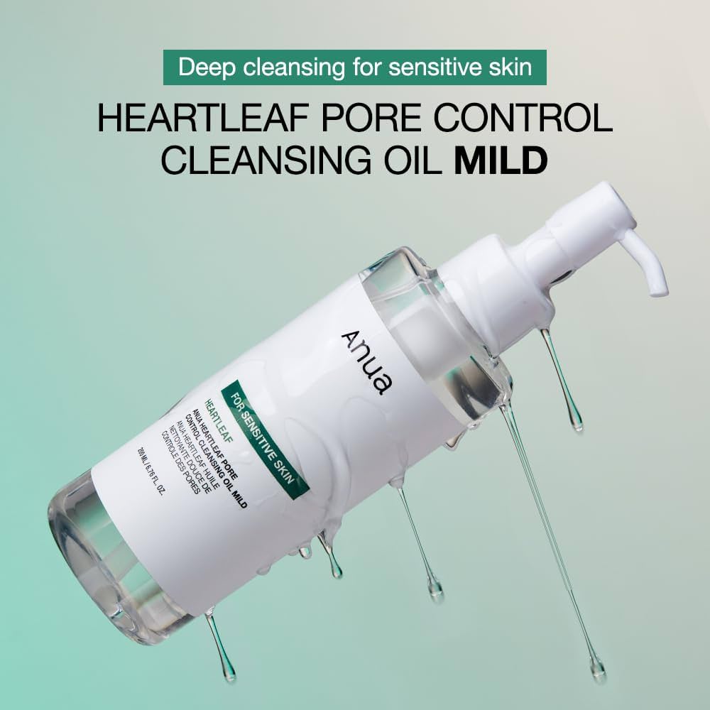 Anua Heartleaf Pore Control Cleansing Oil Mild 200ml - Hanyori Skin