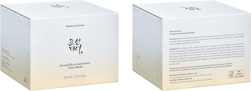 Beauty of Joseon - Ground Rice and Honey Glow Mask - 150ml - Hanyori Skin