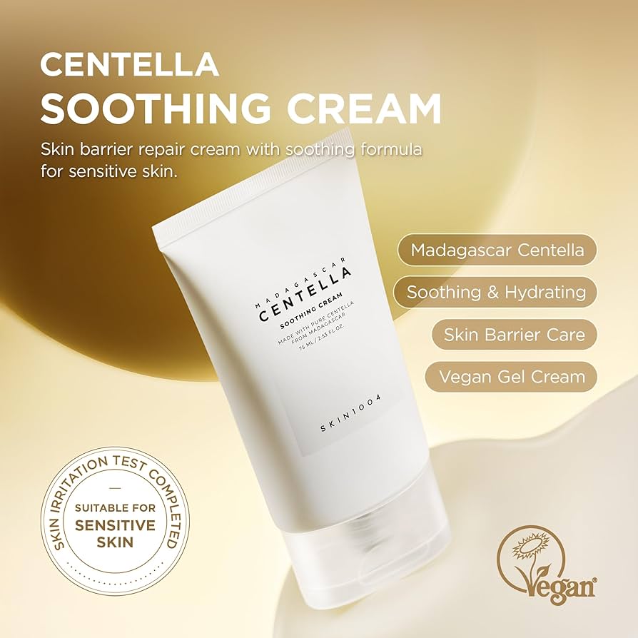 SKIN1004 - Madagascar Centella Soothing Cream - 30ml - Hanyori Skin