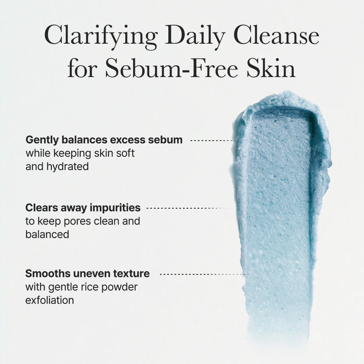 Arencia Fresh Blue Hyssop Rice Mochi Cleanser - Hanyori Skin