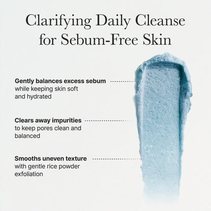 Arencia Fresh Blue Hyssop Rice Mochi Cleanser - Hanyori Skin