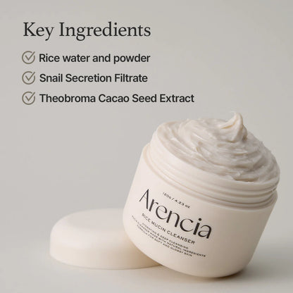 Arencia Rice Mucin Cleanser - Hanyori Skin