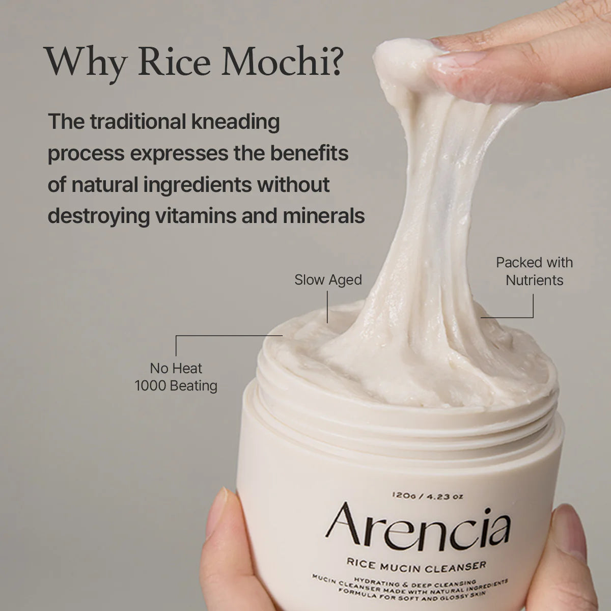 Arencia Rice Mucin Cleanser - Hanyori Skin
