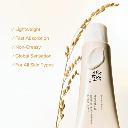 BEAUTY OF JOSEON Relief Sun Rice + Probiotics SPF 50+ - 50 ml