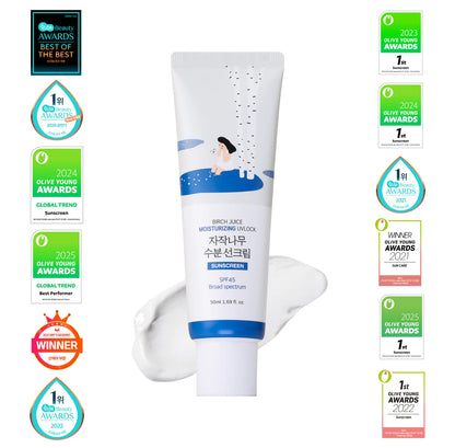 ROUND LAB Birch Juice Moisturizing Sun Cream SPF50+ PA++++ - 50ml