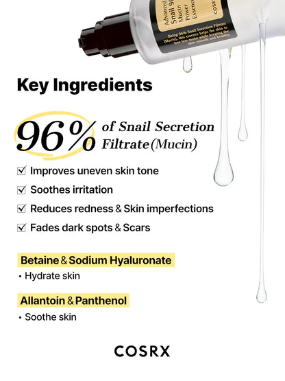 COSRX Advanced Snail 96 Mucin Power Essence - 100ml