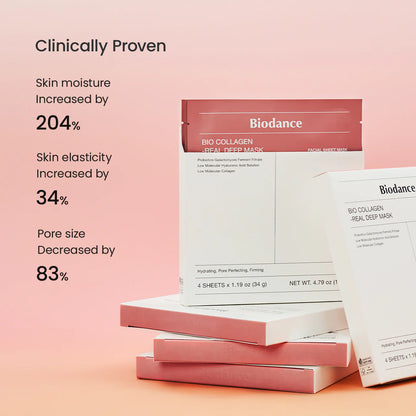 BIODANCE Bio-Collagen Real Deep Mask - 4x34g