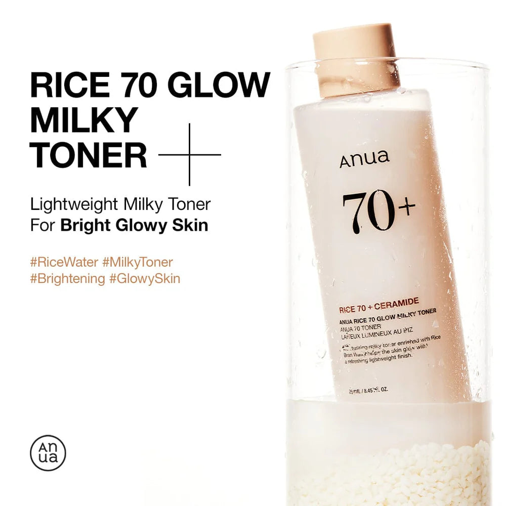 ANUA Rice 70 Glow Milky Toner Mini - 40ml