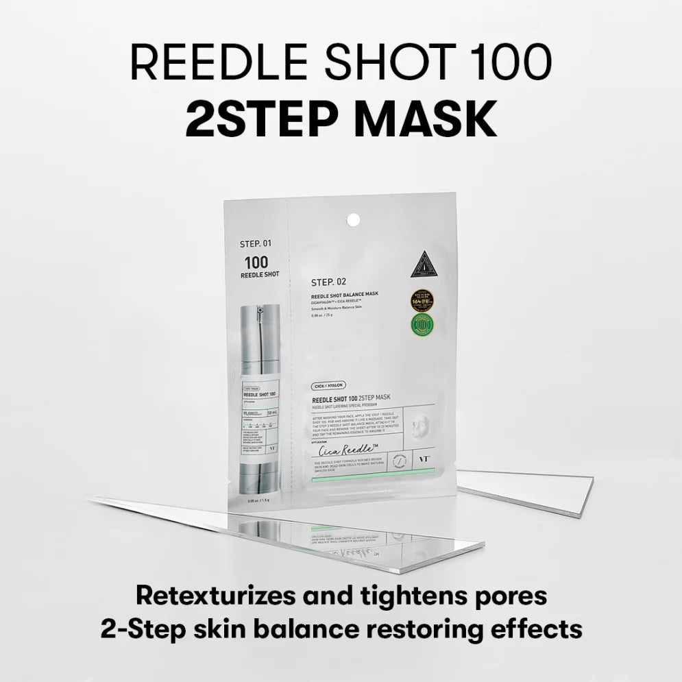 VT COSMETICS Reedle Shot 100 2-Step Mask