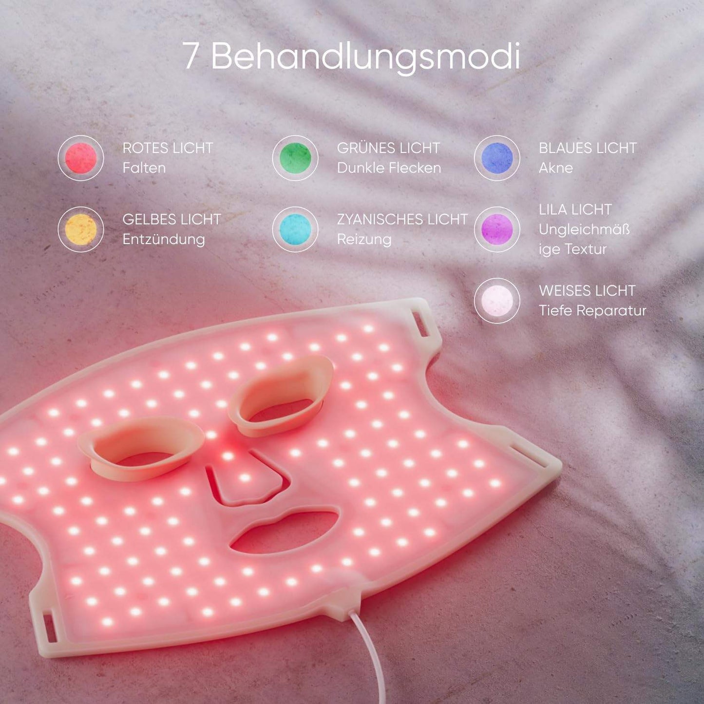 Nanoleaf LED Lichttherapie Gesichtsmaske